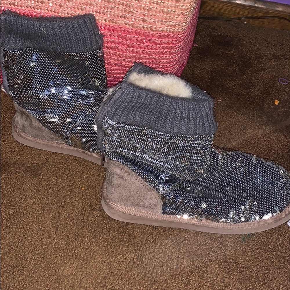 Silver Victoria’s Secret boots